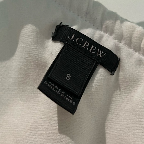 White Jcrew off the shoulder tank - Picture 2 of 3